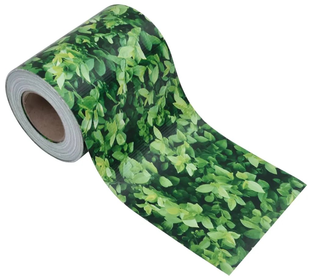 4 pcs painéis de privacidade para jardim 35x0,19 m PVC verde