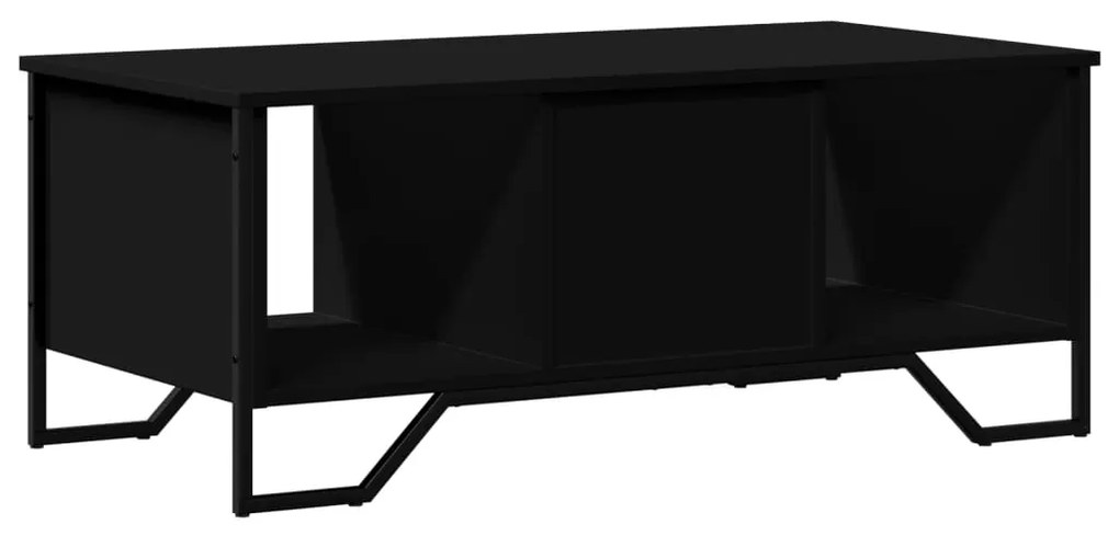 Mesa de centro 100x51x40 cm derivados de madeira preto
