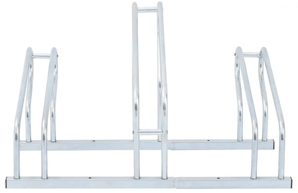 Suporte independente para 3 bicicletas aço galvanizado