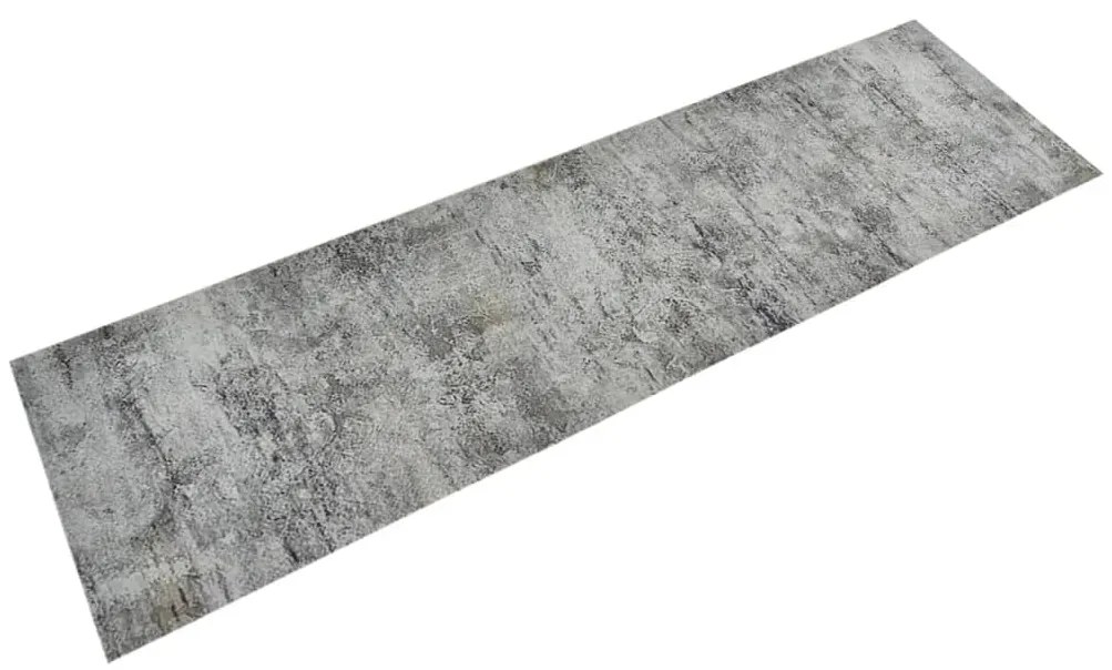 Tapete de cozinha lavável 45x150 cm veludo padrão betão