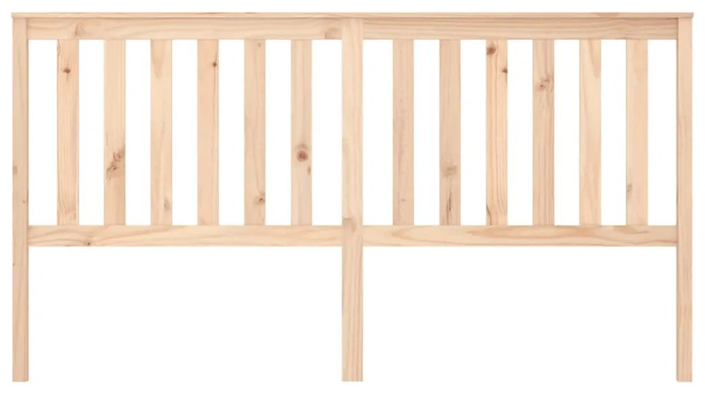 Cabeceira de cama 186x6x101 cm pinho maciço