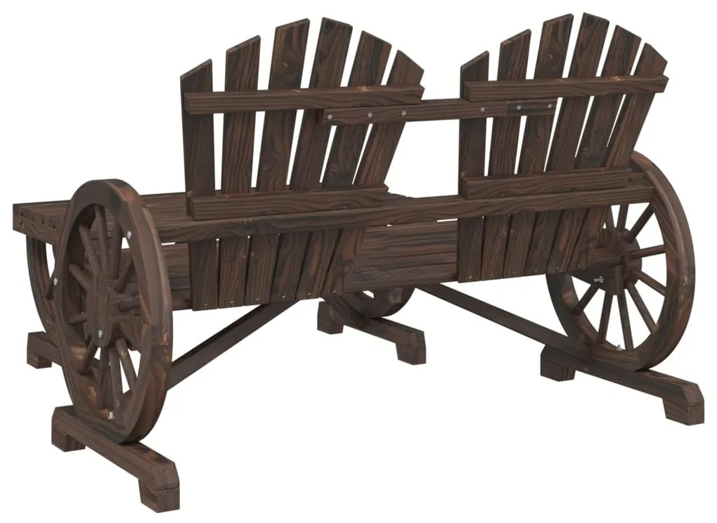 4 pcs conjunto lounge de jardim madeira de abeto maciça