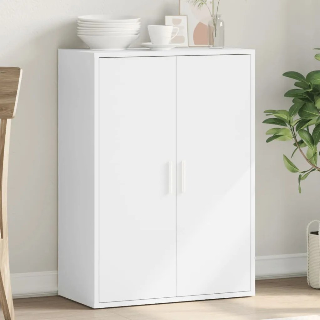 vidaXL Aparador 60x31x84 cm derivados de madeira branco