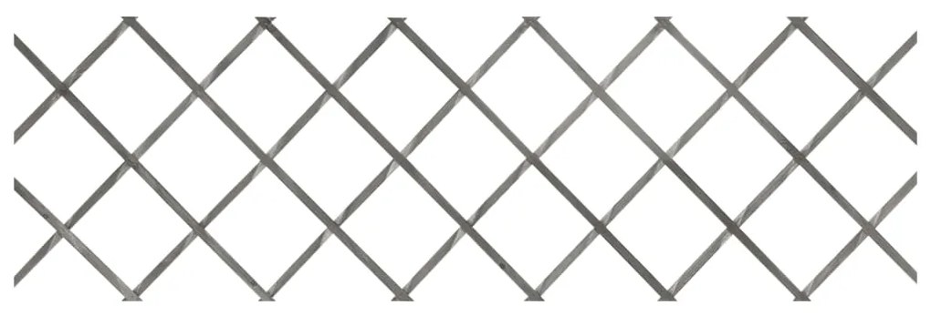 Cercas em treliça 5 pcs 180x60 cm abeto maciço cinzento