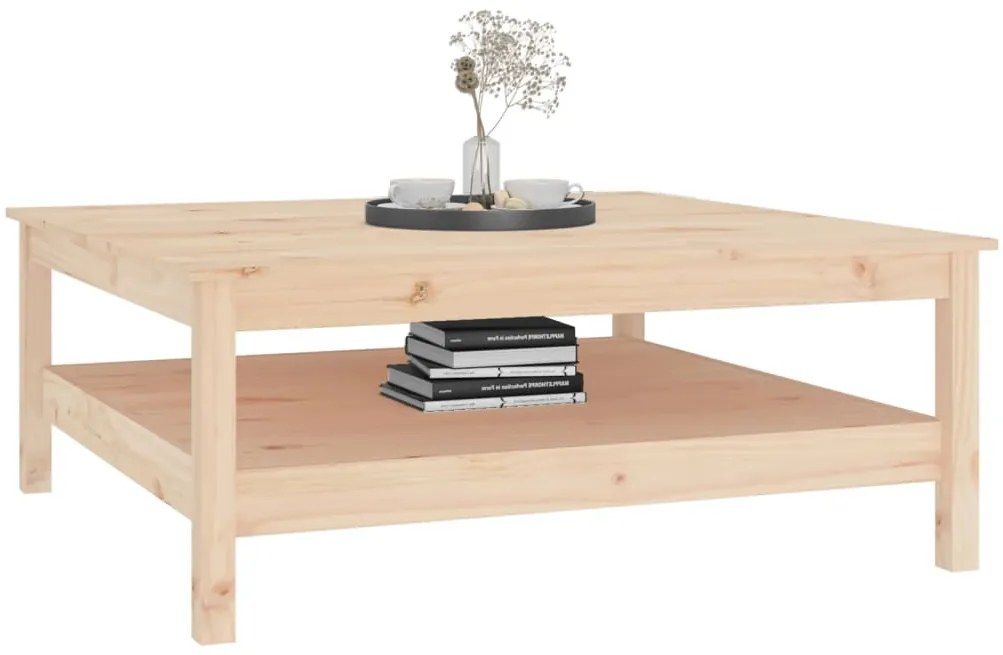 Mesa de centro 100x100x40 cm pinho maciço