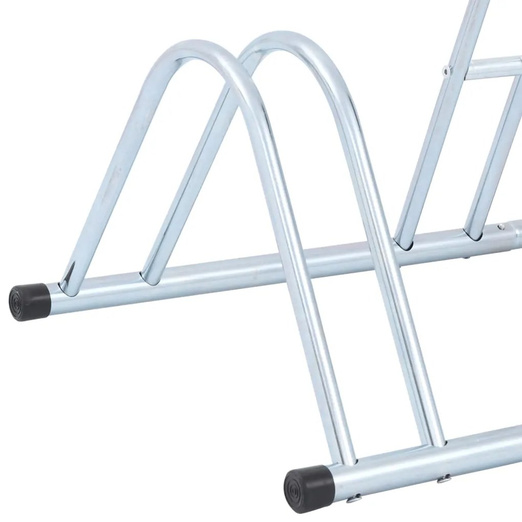Suporte independente para 4 bicicletas aço galvanizado