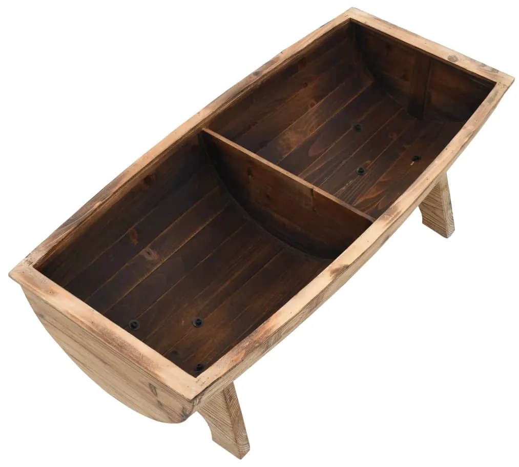 Banco de arrumação madeira maciça e tecido 103x51x44 cm
