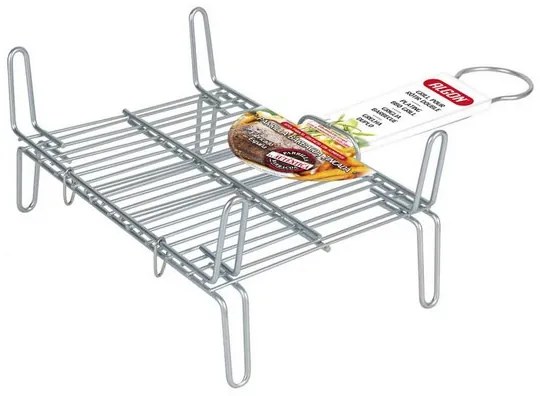 Grelhador Bbq Algon Duplo Aço 50x50 cm