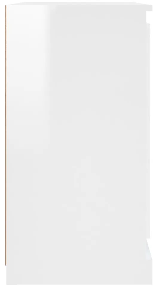 Aparador 70x35,5x67,5 cm derivados de madeira branco brilhante