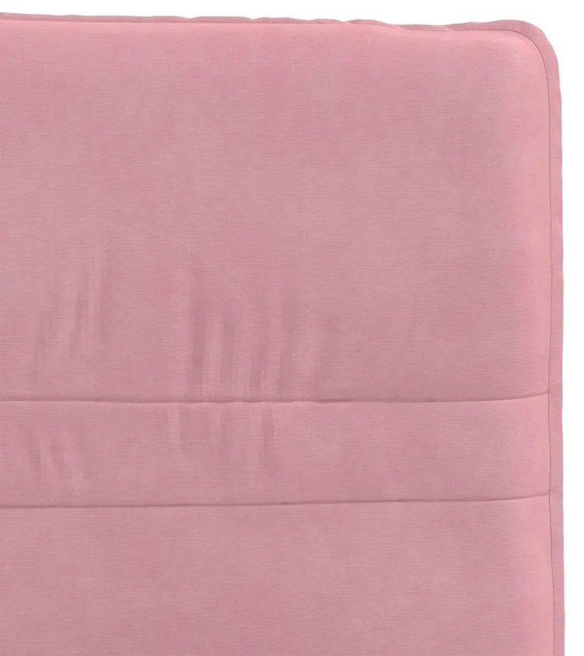 Cadeiras de jantar 6 pcs veludo rosa