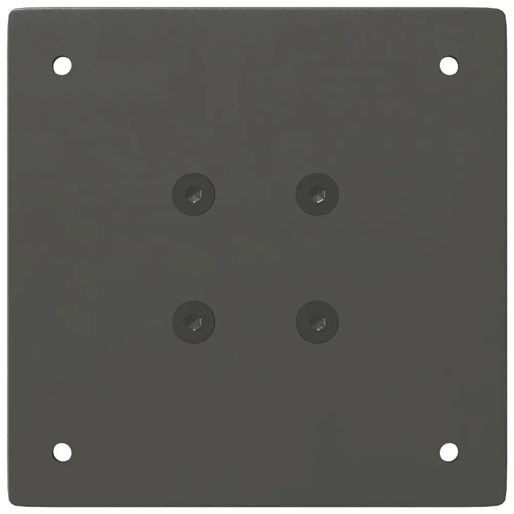 Pés de mesa de console 4 peças antracite 72-74 cm aço