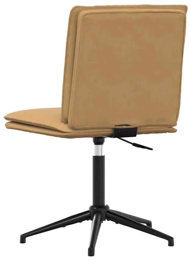 Cadeira de jantar veludo castanho