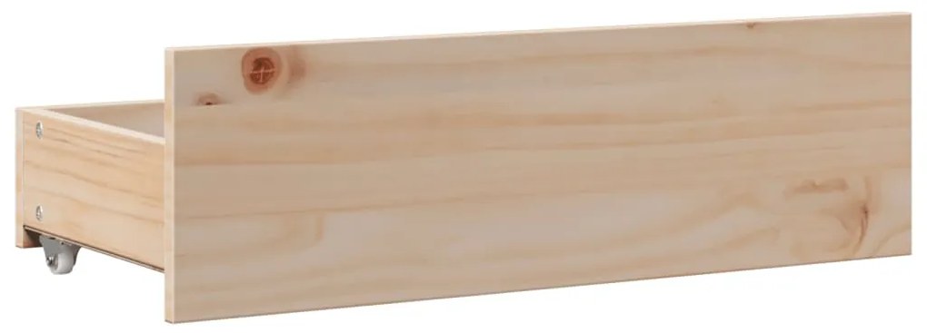 Cama com estante sem colchão 140x200 cm pinho maciço