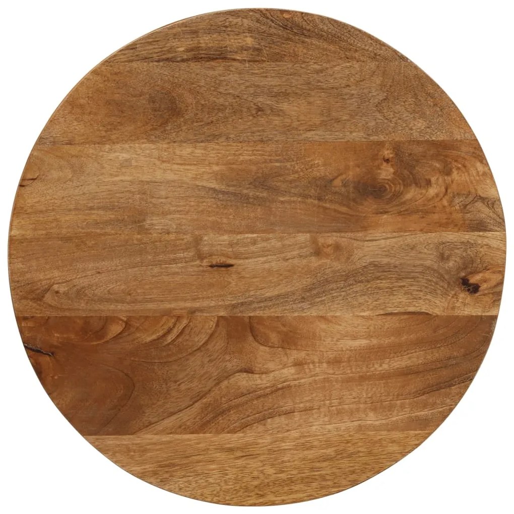 vidaXL Tampo de mesa redondo Ø50x3,8cm madeira de mangueira maciça