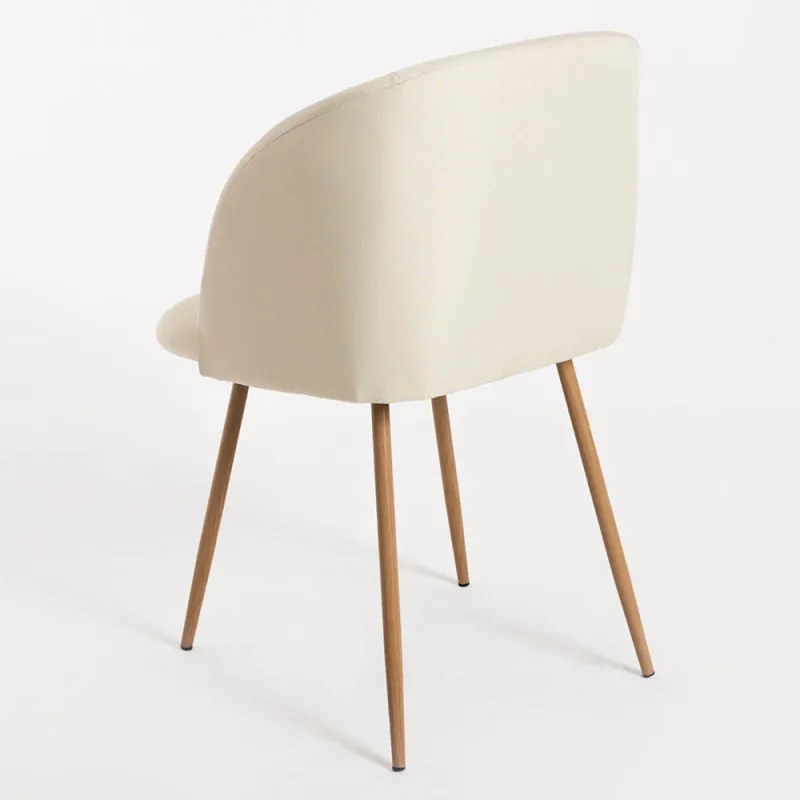 Pack 2 Cadeiras Velt Tecido - Beige