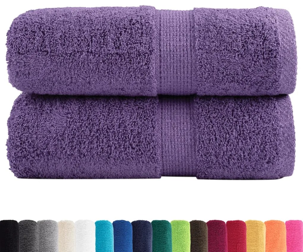 Toalhas de mãos premium SOLUND 2 pcs 30x30 cm 600 g/m2 roxo