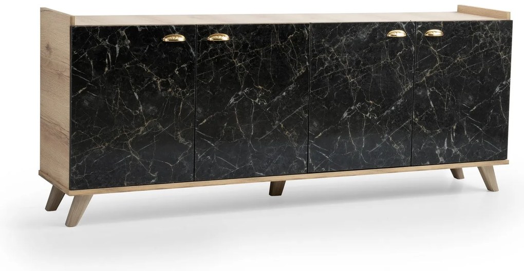 Console Sumer – Carvalho Mármore – 180x77,8x41 cm