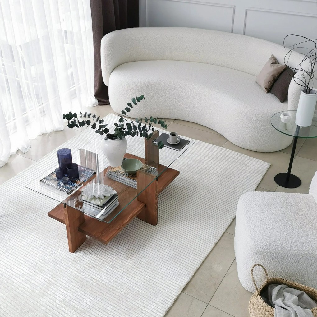 Mesa de Café Babylon – Madeira – 105cm x 40cm x 60cm