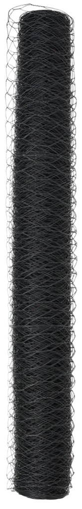 Cerca Hexagonal Cinza 1.4x100 m Aço