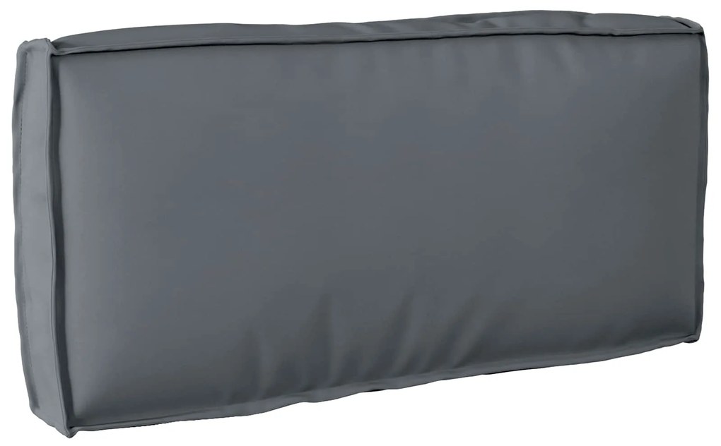 vidaXL Almofada Antracite 80 x 40 x 12 cm Tecido Oxford