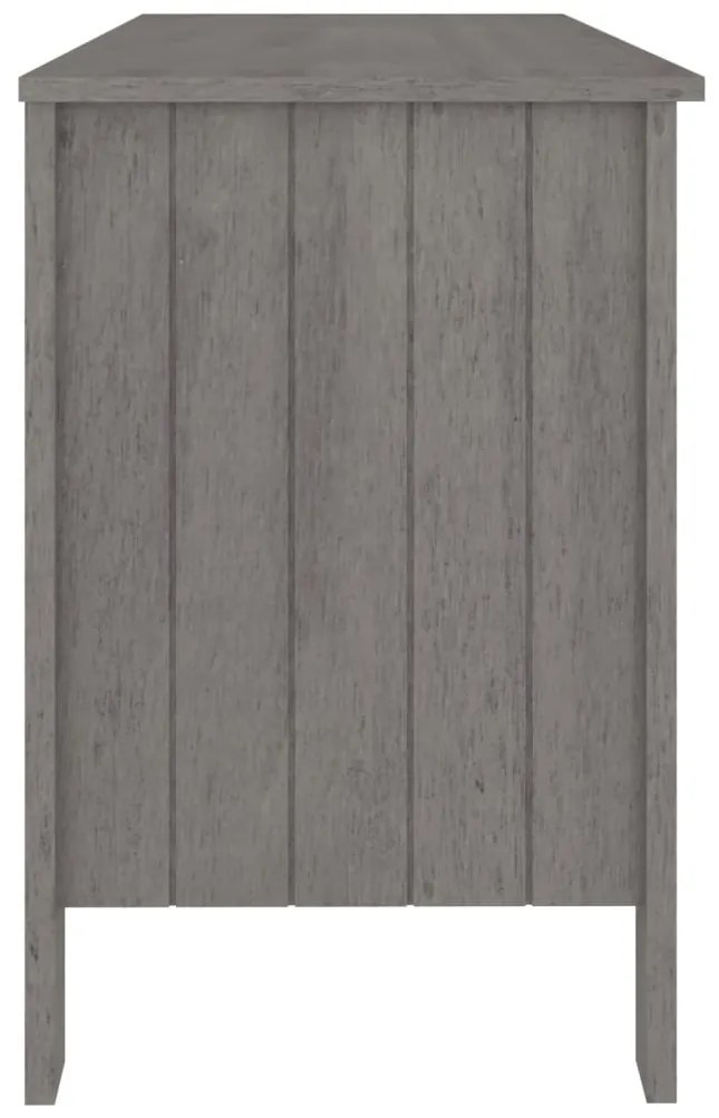Secretária 113x50x75 cm pinho maciço cinzento-claro