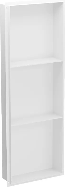 Mexen X-Wall-NR prateleira embutida sem flange com prateleira 90 x 30 cm, branca - 1921903010S