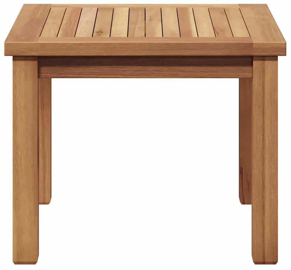 Mesa de centro Castanho 45 x 45 x 36 cm Madeira de teca sólida