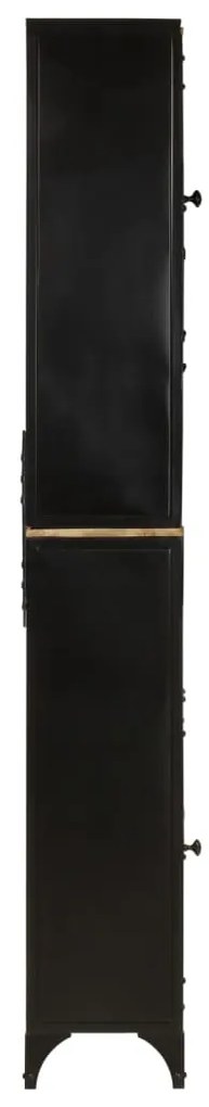 Armário p/ casa de banho 40x27x180 cm ferro e mangueira maciça