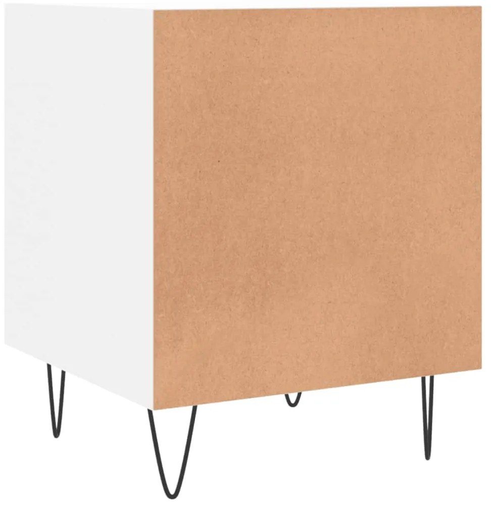 Mesa cabeceira 40x40x50 cm derivados de madeira branco