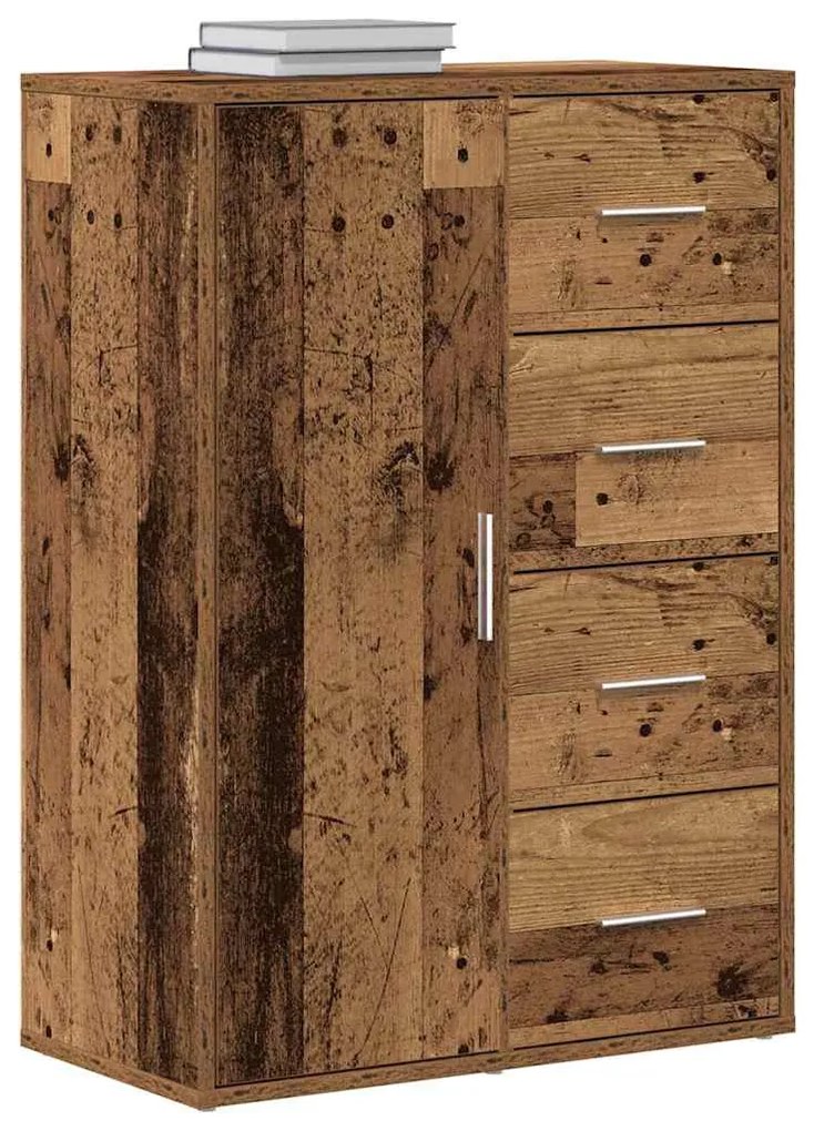 Sideboard vidaXL Madeira Velha 60x31x84 cm Madeira de Engenharia