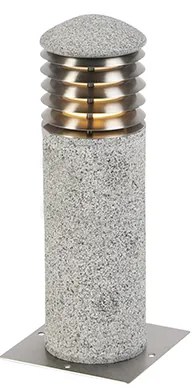 Candeeiro de pé moderno para exterior granito 40 cm - Happy Moderno