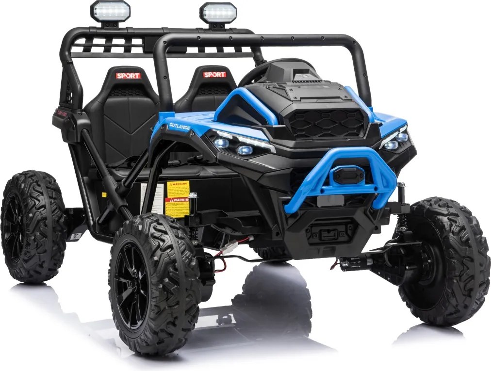 Carro elétrico para Crianças 3 a 8 anos, 12V 4x4 Buggy Sport OUTLAND, Rodas de espuma EVA, Controle remoto Azul