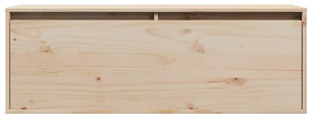 Armário de parede 100x30x35 cm madeira de pinho maciça