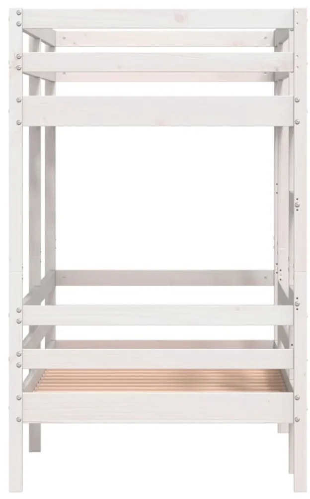 Beliche 90x190 cm madeira de pinho maciça branco