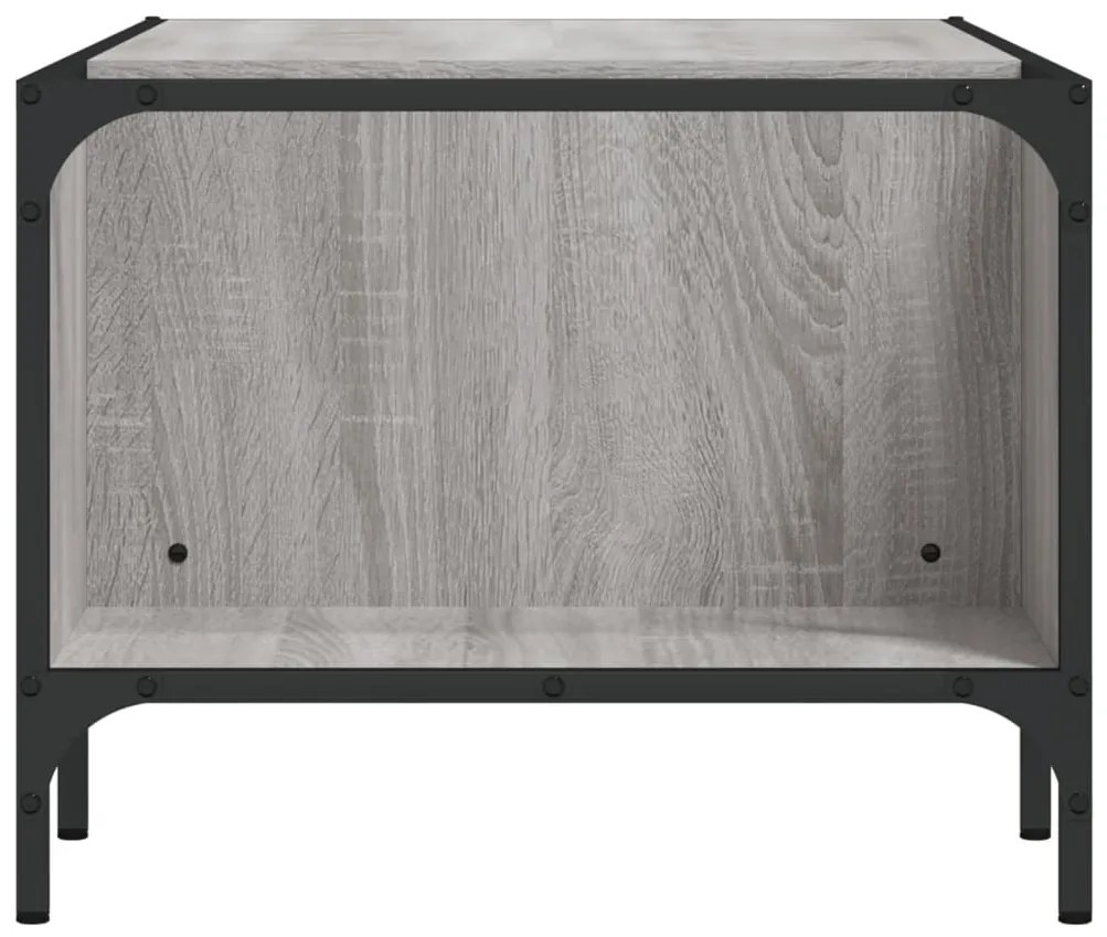 Mesa de centro c/ prateleira derivados madeira cinzento sonoma