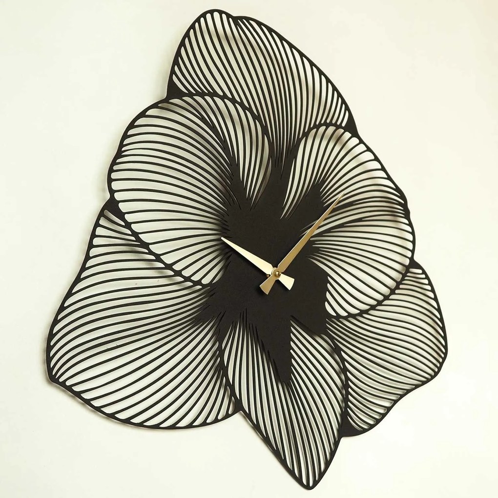 Relógio de Parede Decorativo Aps039 – Preto – 49 x 49 cm