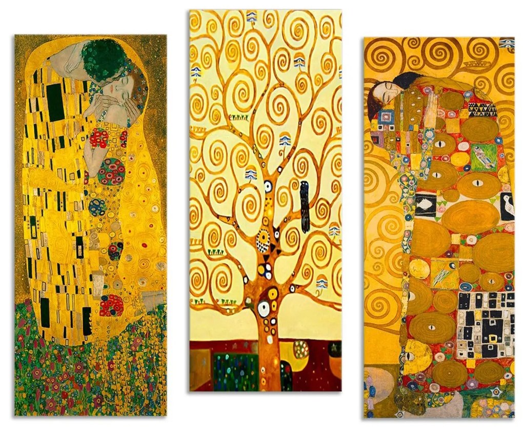 Quadro Decorativo MDF0067 – Multicolor – 20 x 50 cm (3 Peças)
