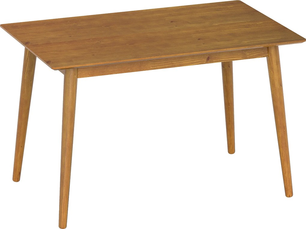 HOMCOM Mesa de Jantar 120x75 cm em Pinho Design Clean para 4-6 Pessoas | Aosom Portugal