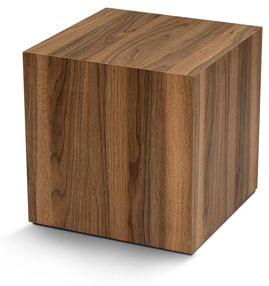 Mesa Lateral Küp - Cor Nogueira - Medidas: 45x50x45 cm