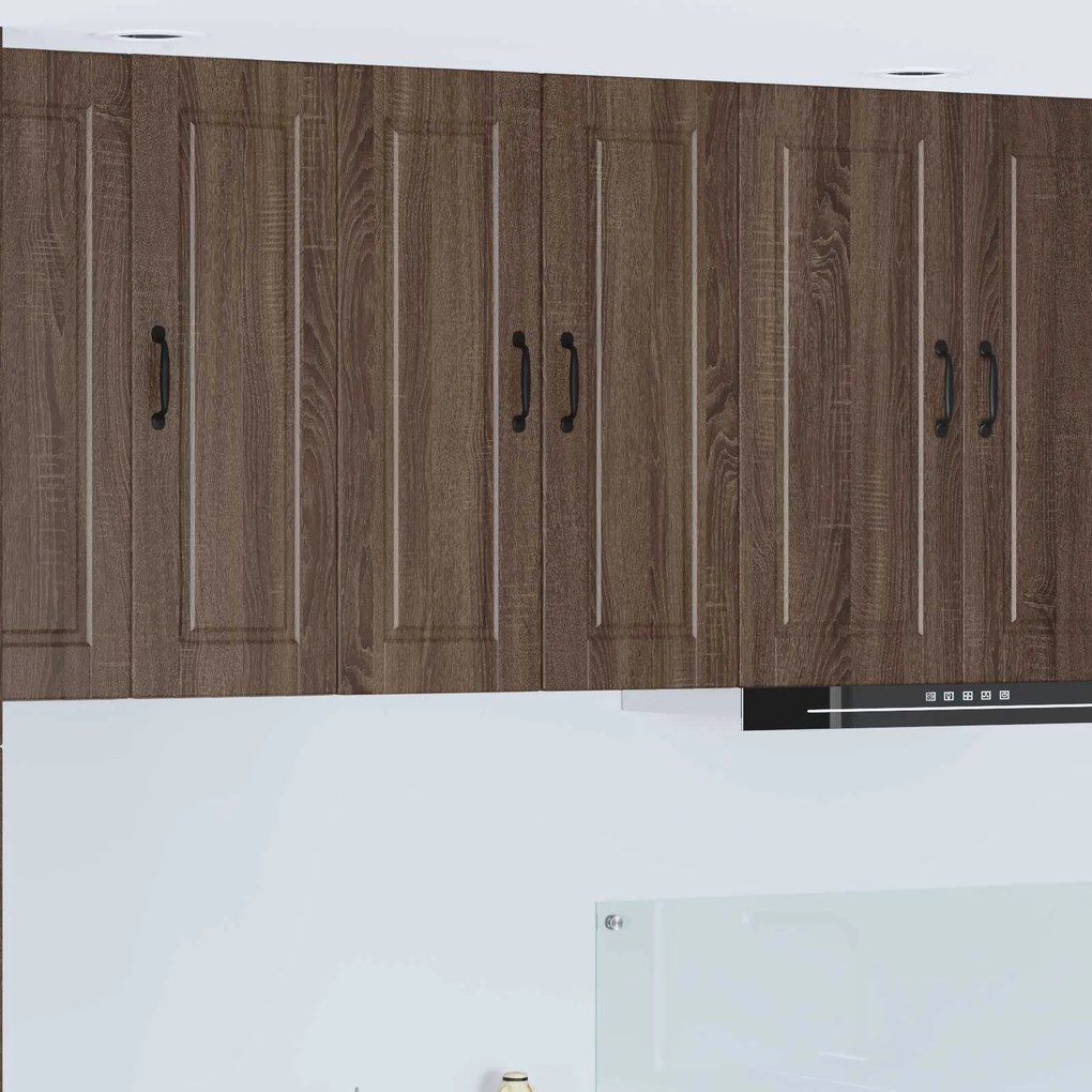 vidaXL Armário de Cozinha com porta Carvalho Marrom 60 x 31 x 80 cm