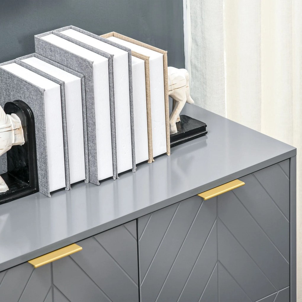 Armário Moderno – Modelo Oslo – 120x40x76 – Armazenamento Vertical – B