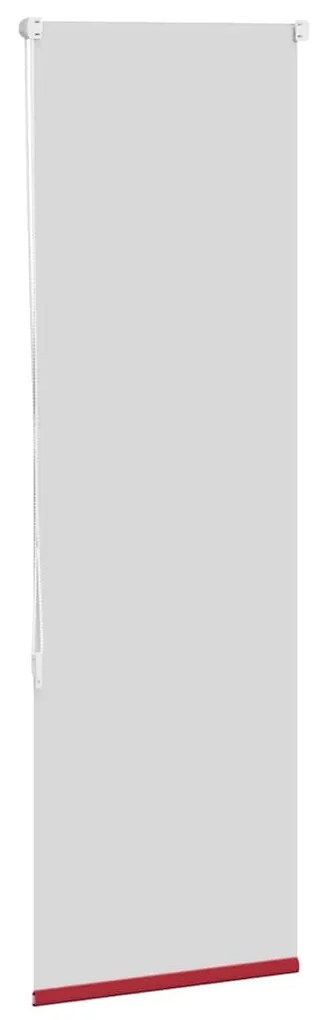 Persiana de enrolar 45x130 cm largura tecido 40,7 cm poliéster