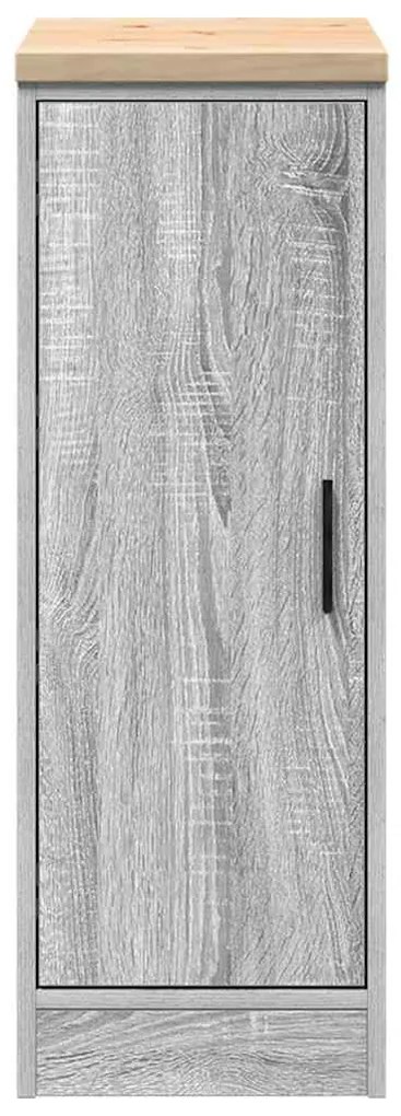 Armário de arrumação de garagem cinzento sonoma 30x51x85 cm