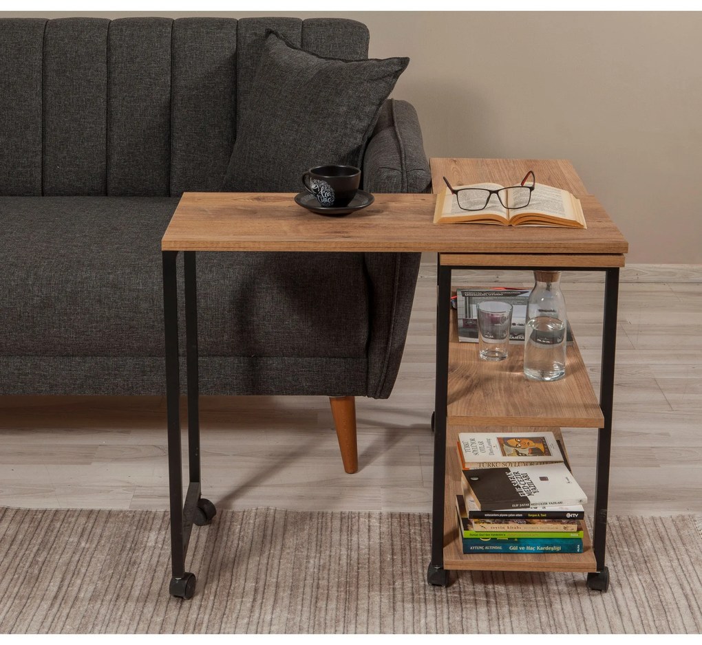 Mesa de Apoio Melin – Pinho Atlântico – 70x63x76 cm