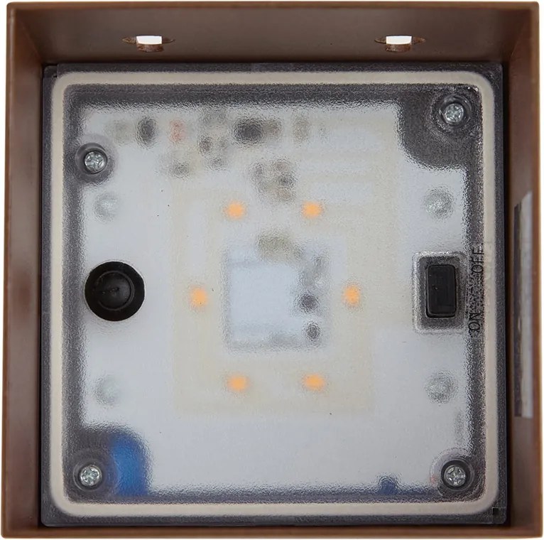 Candeeiro de Parede Exterior Castanho Ferrugem Incl. LED 2-Luzes IP65 Solar - Charlene