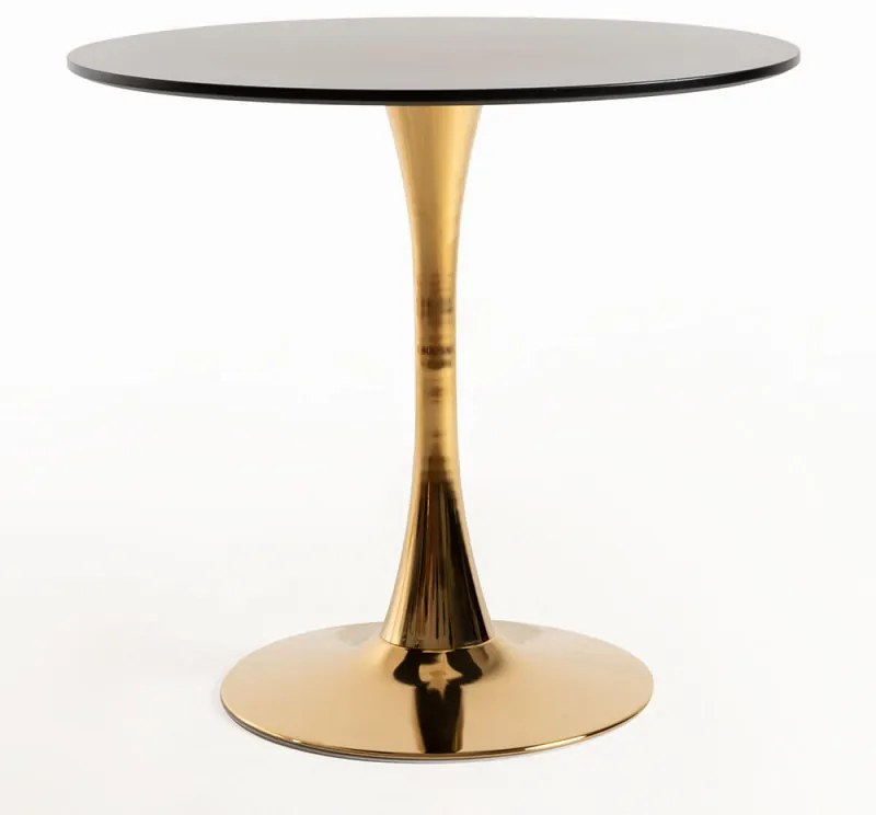 Mesa Kolio 90 cm Golden - Preto