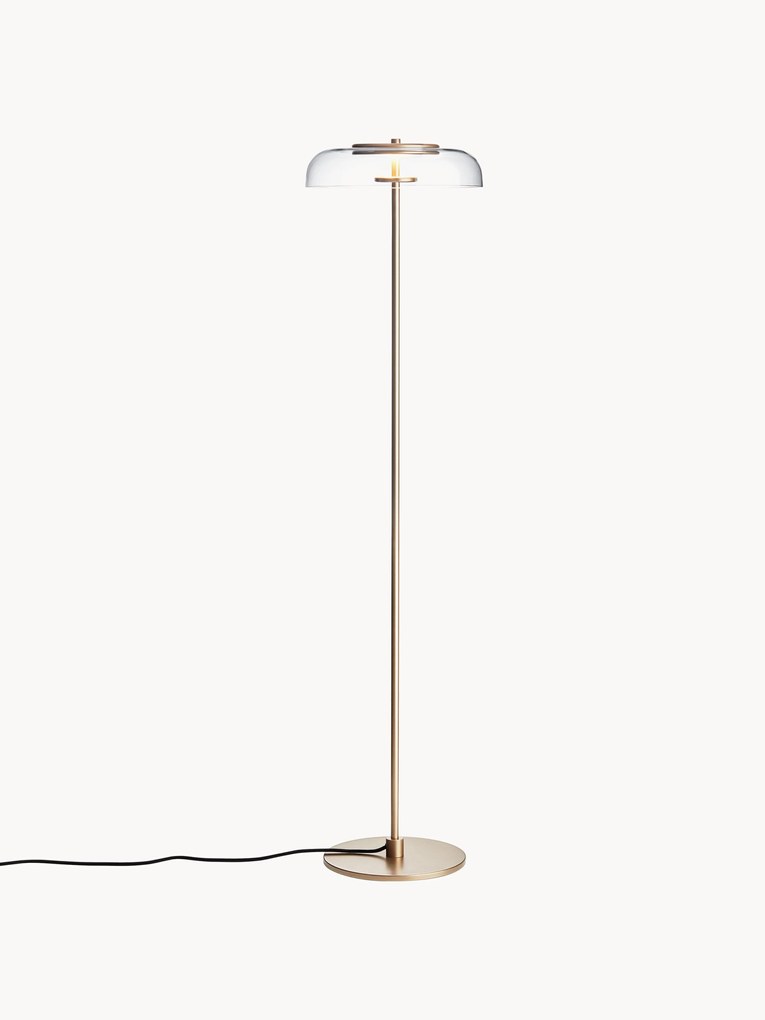 Candeeiro de pé LED pequeno artesanal regulável Blossi