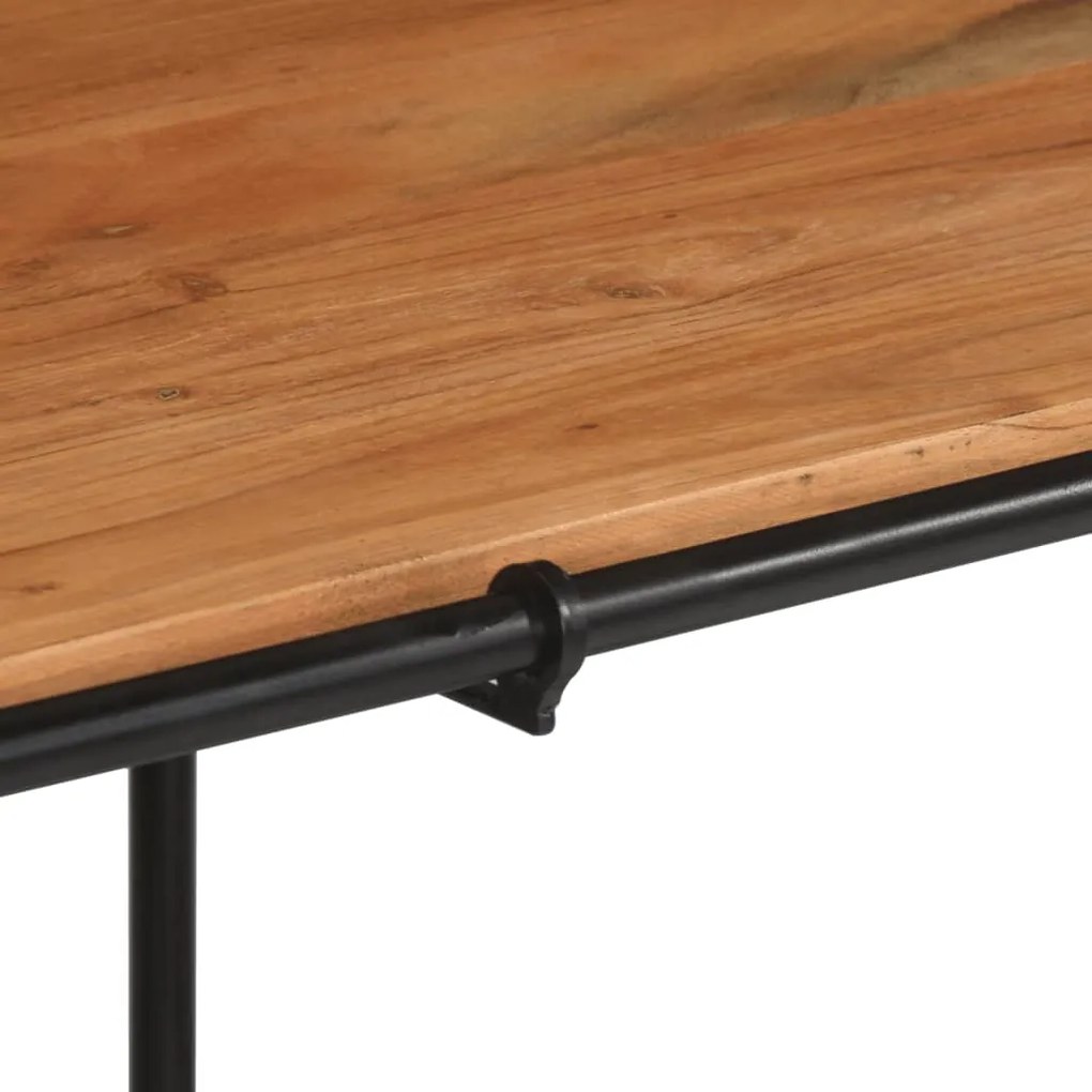 Mesa de centro 110x55x40 cm madeira de acácia maciça