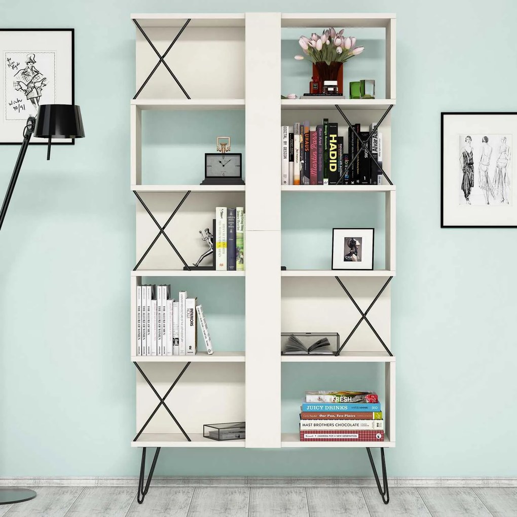 Estante Extra – Creme – 90x167,3x22 cm