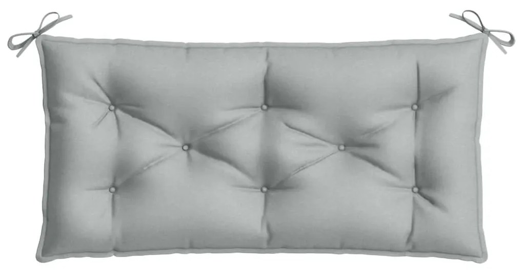 Almofadões banco jardim 2pcs 100x50x7cm mesclado tecido